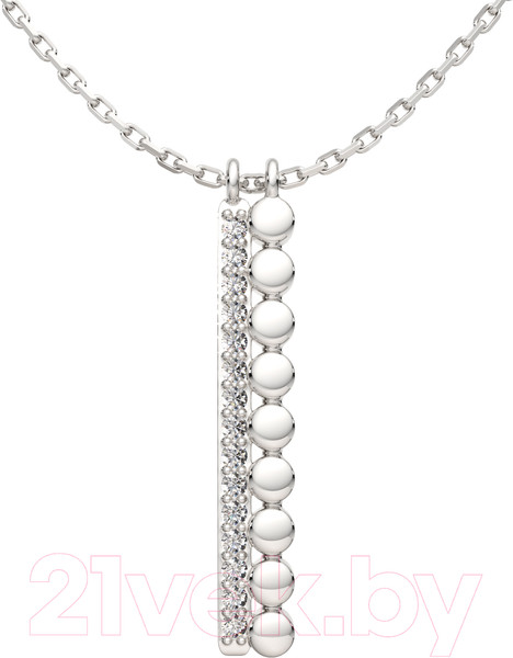 Изображение товара Колье из серебра ZORKA 0550044 (45см, с фианитами)