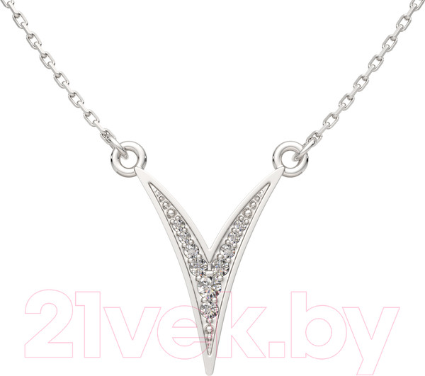 Изображение товара Колье из серебра ZORKA 0550047 (45см, с фианитами)