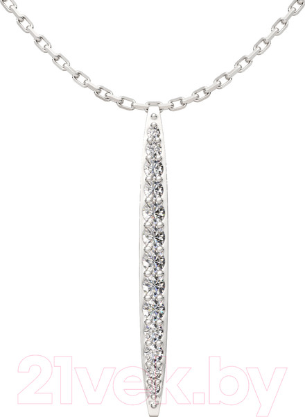 Изображение товара Колье из серебра ZORKA 0550048 (40см, с фианитами)