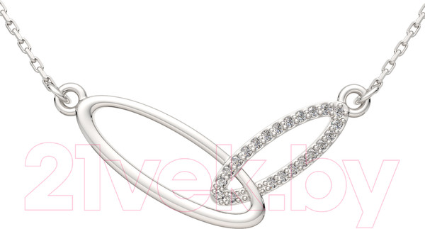 Изображение товара Колье из серебра ZORKA 0550050 (45см, с фианитами)