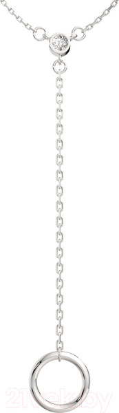 Изображение товара Колье из серебра ZORKA 0550111 (45см, с фианитом)