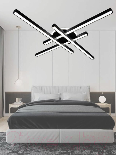 Изображение товара Потолочный светильник Mirastyle XL-60034/4+1L BK