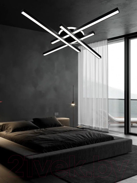 Изображение товара Потолочный светильник Mirastyle XL-60034/4+1L BK