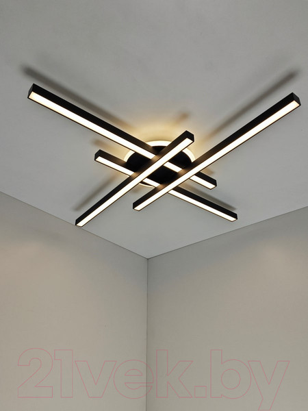 Изображение товара Потолочный светильник Mirastyle XL-60034/4+1L BK