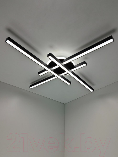 Изображение товара Потолочный светильник Mirastyle XL-60034/4+1L BK