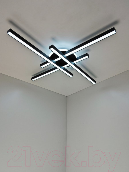 Изображение товара Потолочный светильник Mirastyle XL-60034/4+1L BK