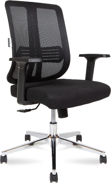 Изображение товара Кресло офисное Norden Tema Сhrome 2D LB / 216B-Сhrome-2D-B-BB (хром/черный)