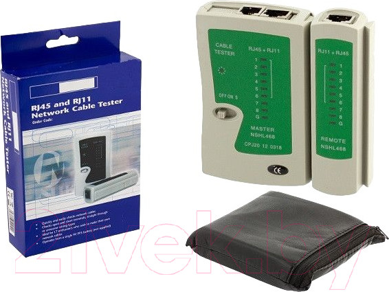 Изображение товара Кабельный тестер Sipl RJ45/RJ11 / AK85A
