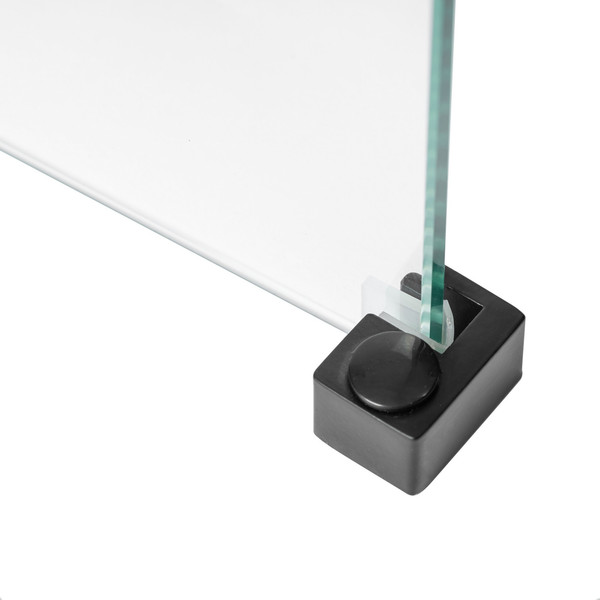 Изображение товара Душевая стенка Saniteco Walk-In SN-W6TB110 (110x200, прозрачное стекло, черный профиль)