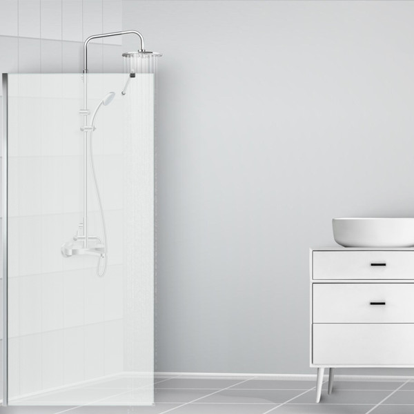 Изображение товара Душевая стенка Saniteco Walk-In SN-W6TC90 (90x200, прозрачное стекло, хромированный профиль)