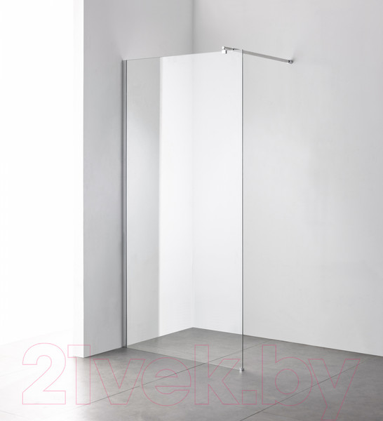 Изображение товара Душевая стенка Saniteco Walk-In SN-W6TC120 (120x200, прозрачное стекло, хромированный профиль)