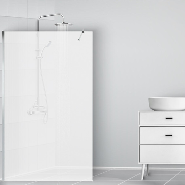 Изображение товара Душевая стенка Saniteco Walk-In SN-W6TC120 (120x200, прозрачное стекло, хромированный профиль)