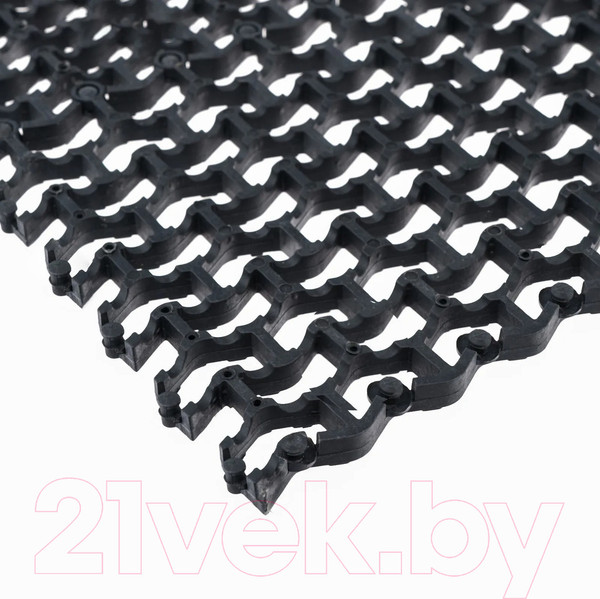 Изображение товара Коврик грязезащитный Ковропласт Волна (58х81, черный)