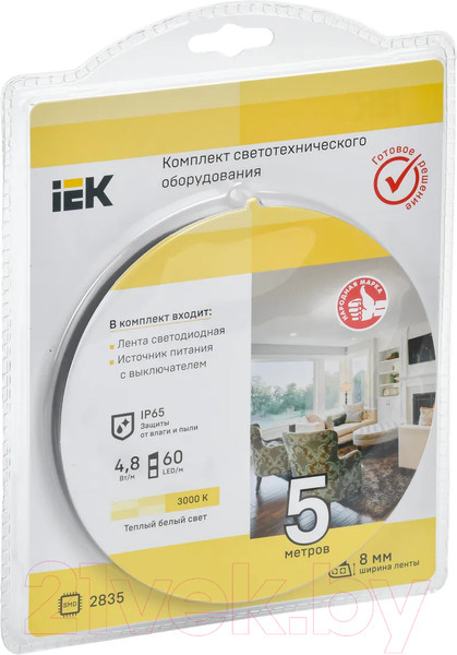 Изображение товара Светодиодная лента IEK LSR1-1-060-65-1-05-S1