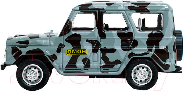 Изображение товара Масштабная модель автомобиля Автоград УАЗ Hunter ОМОН 1501-192 / 9318106