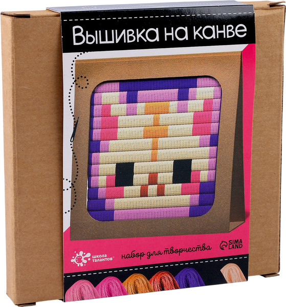 Изображение товара Набор для вышивания Школа талантов Вышивка на канве. Котик / 9475142