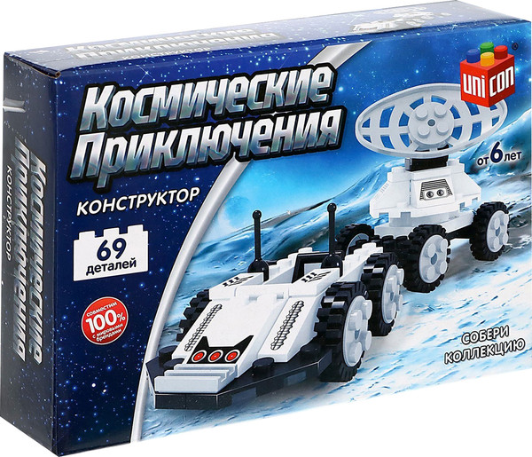 Изображение товара Конструктор Unicon Космос Луноход / 5164184
