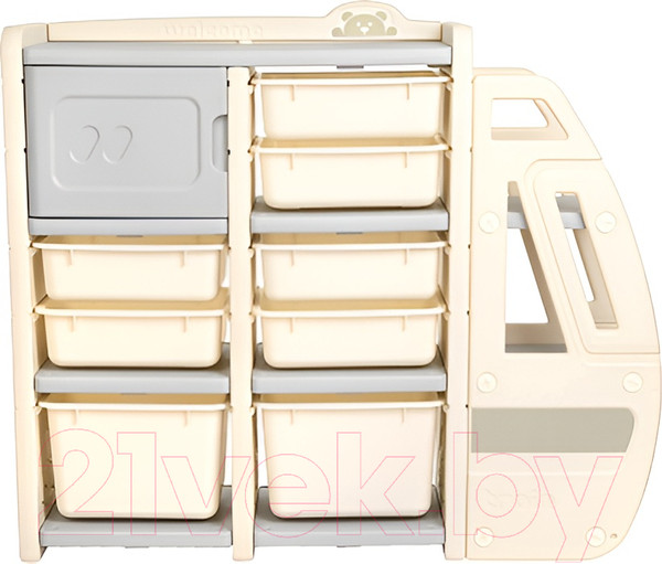 Изображение товара Стеллаж игровой Pituso Экспресс / YYT877 (серый/бежевый)