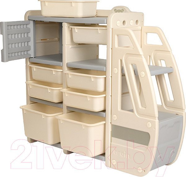 Изображение товара Стеллаж игровой Pituso Экспресс / YYT877 (серый/бежевый)