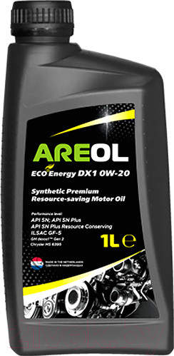 Изображение товара Моторное масло Areol Eco Energy DX1 0W20 / 0W20AR066 (1л)