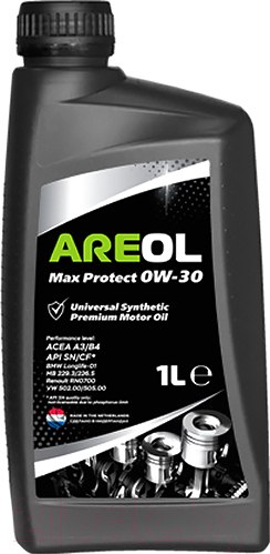 Изображение товара Моторное масло Areol Max Protect 0W30 / 0W30AR057 (1л)