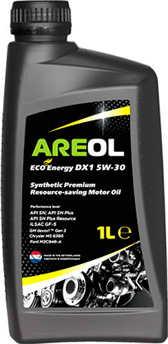 Изображение товара Моторное масло Areol Eco Energy DX1 5W30 / 5W30AR072 (1л)