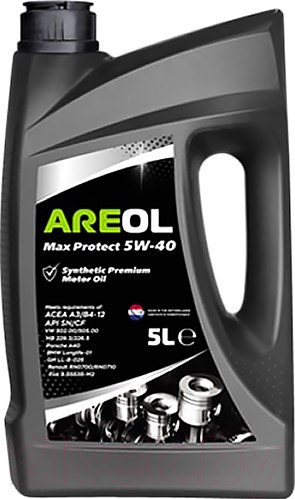Изображение товара Моторное масло Areol Max Protect 5W40 / 5W40AR009 (5л)