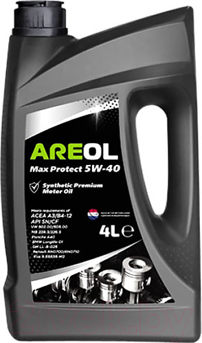 Изображение товара Моторное масло Areol Max Protect 5W40 / 5W40AR010 (4л)
