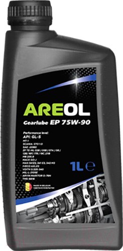 Изображение товара Трансмиссионное масло Areol 75W90 / 75W90AR083 (1л)