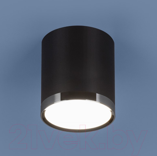 Изображение товара Точечный светильник Elektrostandard DLR024 6W 4200K (черный матовый)