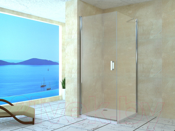 Изображение товара Душевая стенка RGW Z-14 Easy / 06221408-11 (стекло прозрачное/хром)