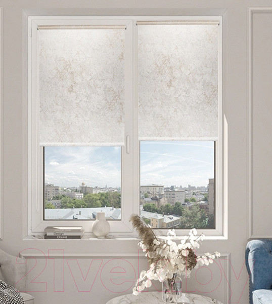 Изображение товара Рулонная штора LEGRAND Афина 61.5x175 / 58127555 (сливочный)