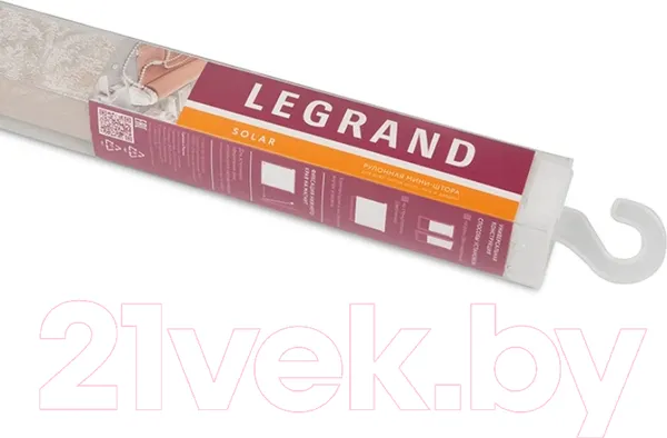 Изображение товара Рулонная штора LEGRAND Афина 80.5x175 / 58127558 (сливочный)