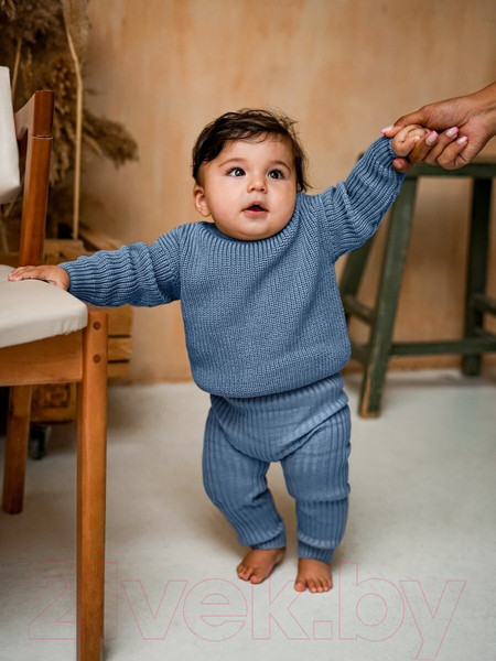 Изображение товара Джемпер для малышей Amarobaby Pure Love Buddy / AB-OD23-PLB26/19-98 (голубой, р.98)