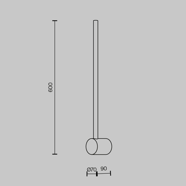 Изображение товара Бра Maytoni Light stick MOD237WL-L6BS3K