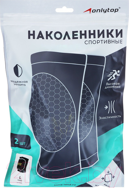 Изображение товара Наколенники защитные Onlytop Орнамент / 3415666 (S/M)