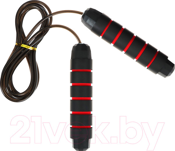 Изображение товара Скакалка Onlytop 9402556 (черный/красный)