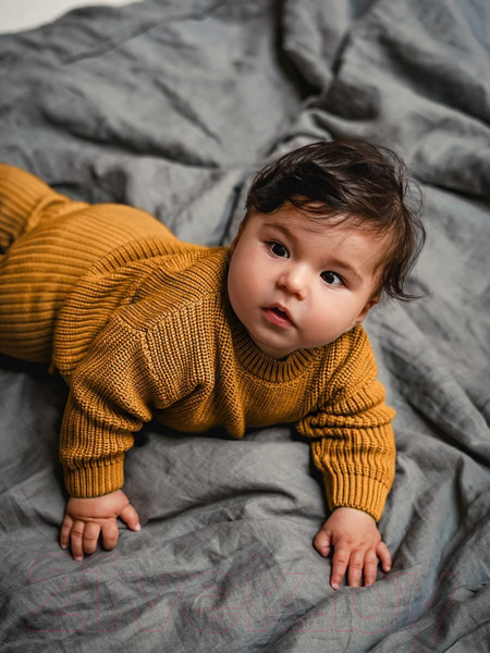 Изображение товара Штаны для малышей Amarobaby Pure Love Comfy / AB-OD23-PLС6/41-74 (горчичный, р.74)
