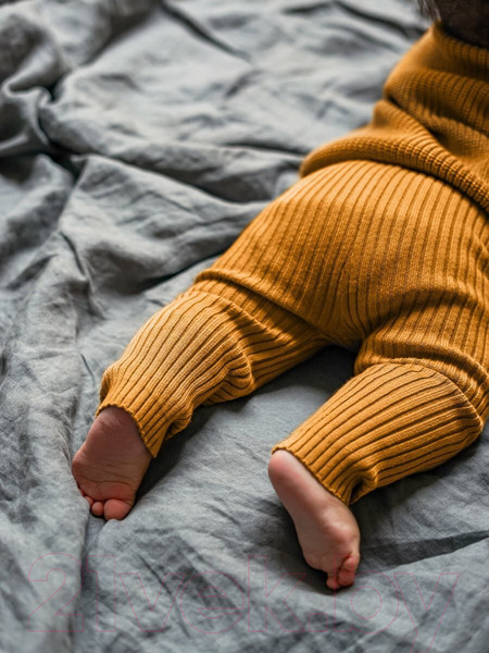 Изображение товара Штаны для малышей Amarobaby Pure Love Comfy / AB-OD23-PLС6/41-74 (горчичный, р.74)