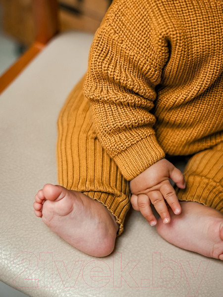 Изображение товара Штаны для малышей Amarobaby Pure Love Comfy / AB-OD23-PLС6/41-74 (горчичный, р.74)