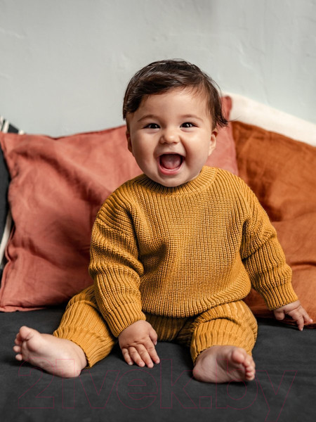 Изображение товара Штаны для малышей Amarobaby Pure Love Comfy / AB-OD23-PLС6/41-86 (горчичный, р.86)