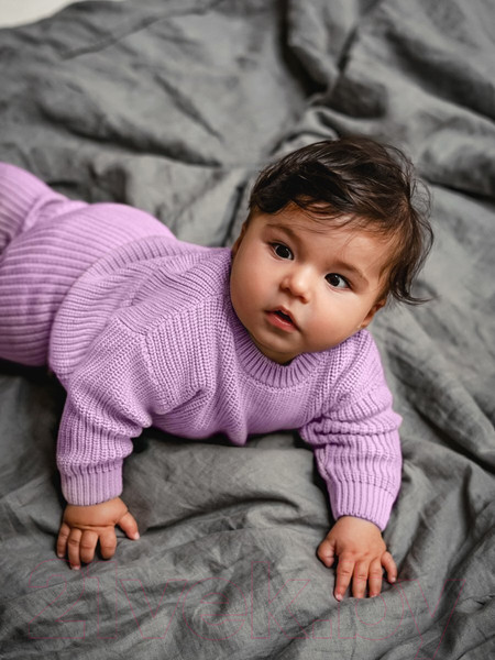 Изображение товара Штаны для малышей Amarobaby Pure Love Comfy / AB-OD23-PLС6/42-62 (лиловый, р.62)