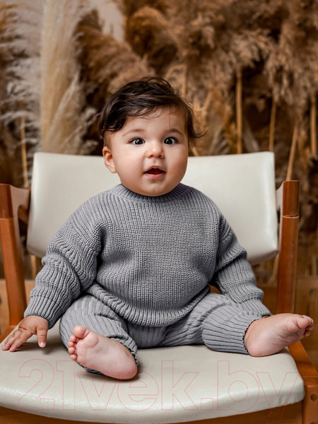 Изображение товара Штаны для малышей Amarobaby Pure Love Comfy / AB-OD23-PLС6/11-74 (серый, р.74)