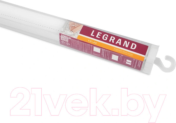 Изображение товара Рулонная штора LEGRAND Блэкаут Болид 114x175 / 58127455 (белый)