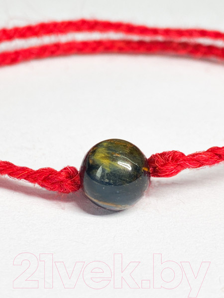 Изображение товара Браслет Wolves Красная нить с соколиным глазом 40979