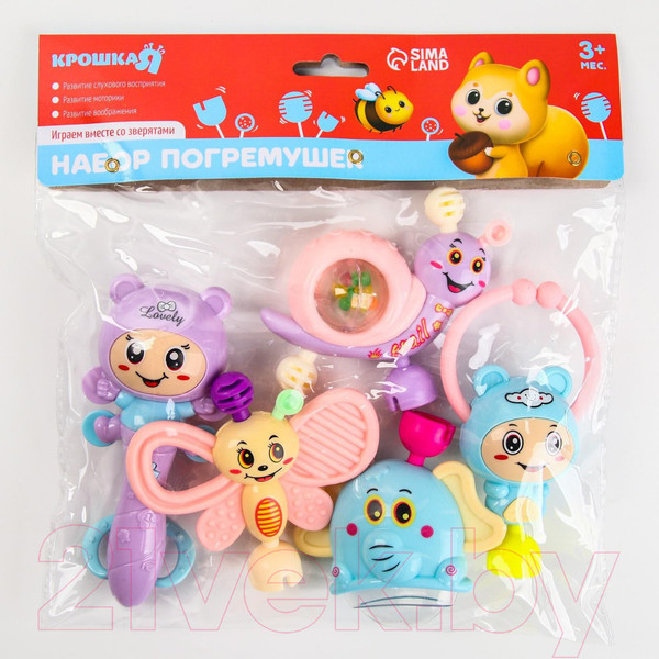 Изображение товара Набор погремушек Крошка Я Собери меня / 6946192 (5шт)