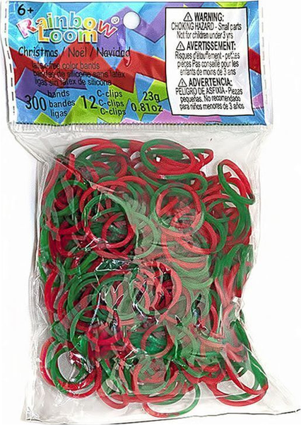 Изображение товара Набор для плетения Rainbow Loom Набор резинок / B0064 (рождество)