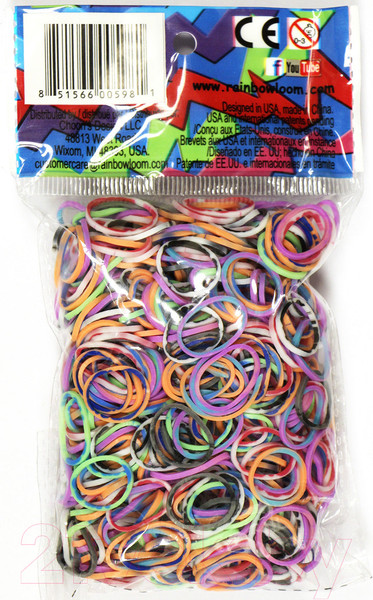 Изображение товара Набор для плетения Rainbow Loom Набор резинок / B0081 (ассорти)