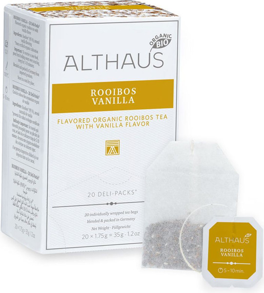 Изображение товара Чайный напиток Althaus Deli Packs Rooibos Vanilla (20x1.75г)