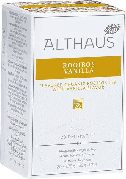 Изображение товара Чайный напиток Althaus Deli Packs Rooibos Vanilla (20x1.75г)